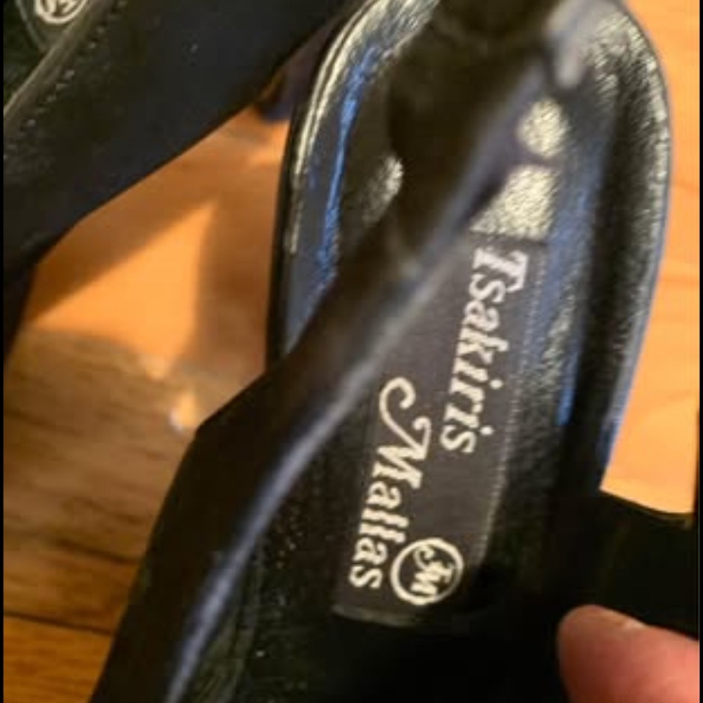 Tsakiris Mallas shoes. Size 7.  Elegant Black Heels.